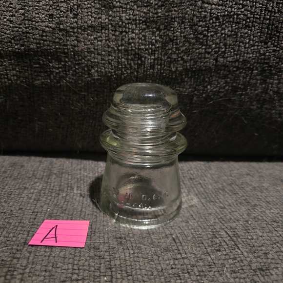 Hemingray | Glass Vintage Insulator Clear 16 (A) - Picture 3 of 5